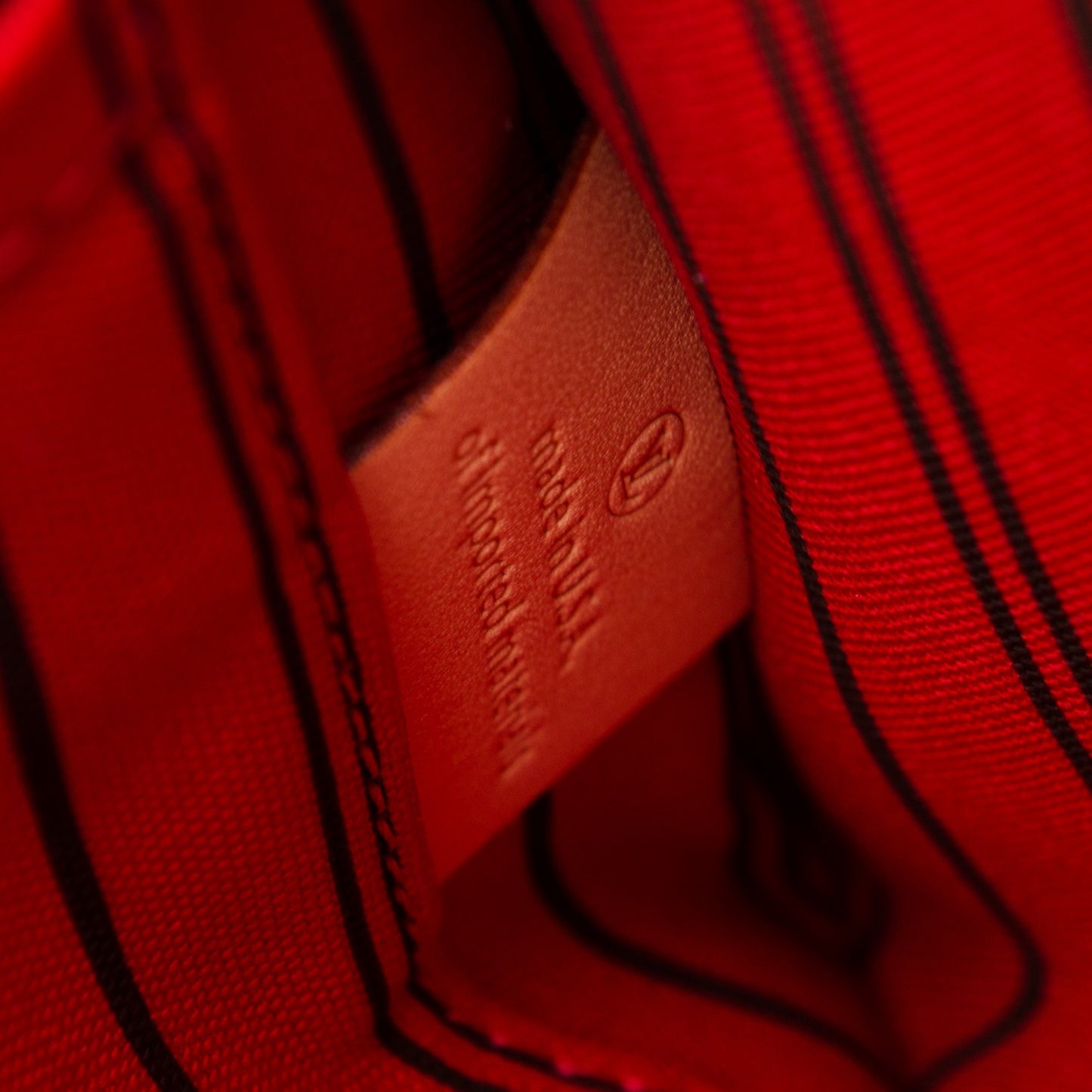 Monogram Neverfull MM GM Pochette Cherry
