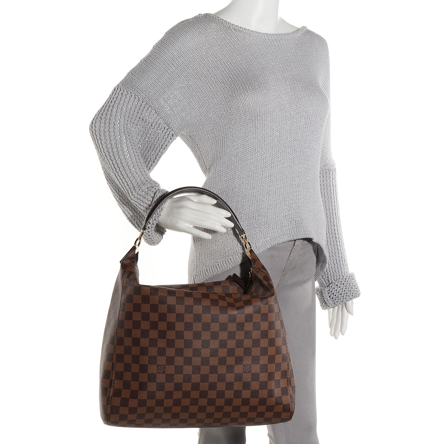 Louis Vuitton Damier Ebene Portobello GM 2 of 8
