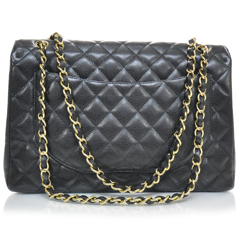 Chanel Caviar Maxi Flap Black 3 of 11