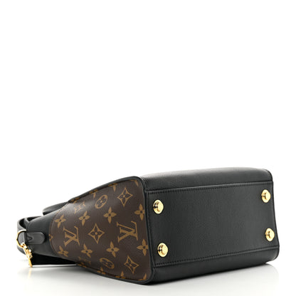 Louis Vuitton Calfskin Monogram On My Side PM Black 4 of 12
