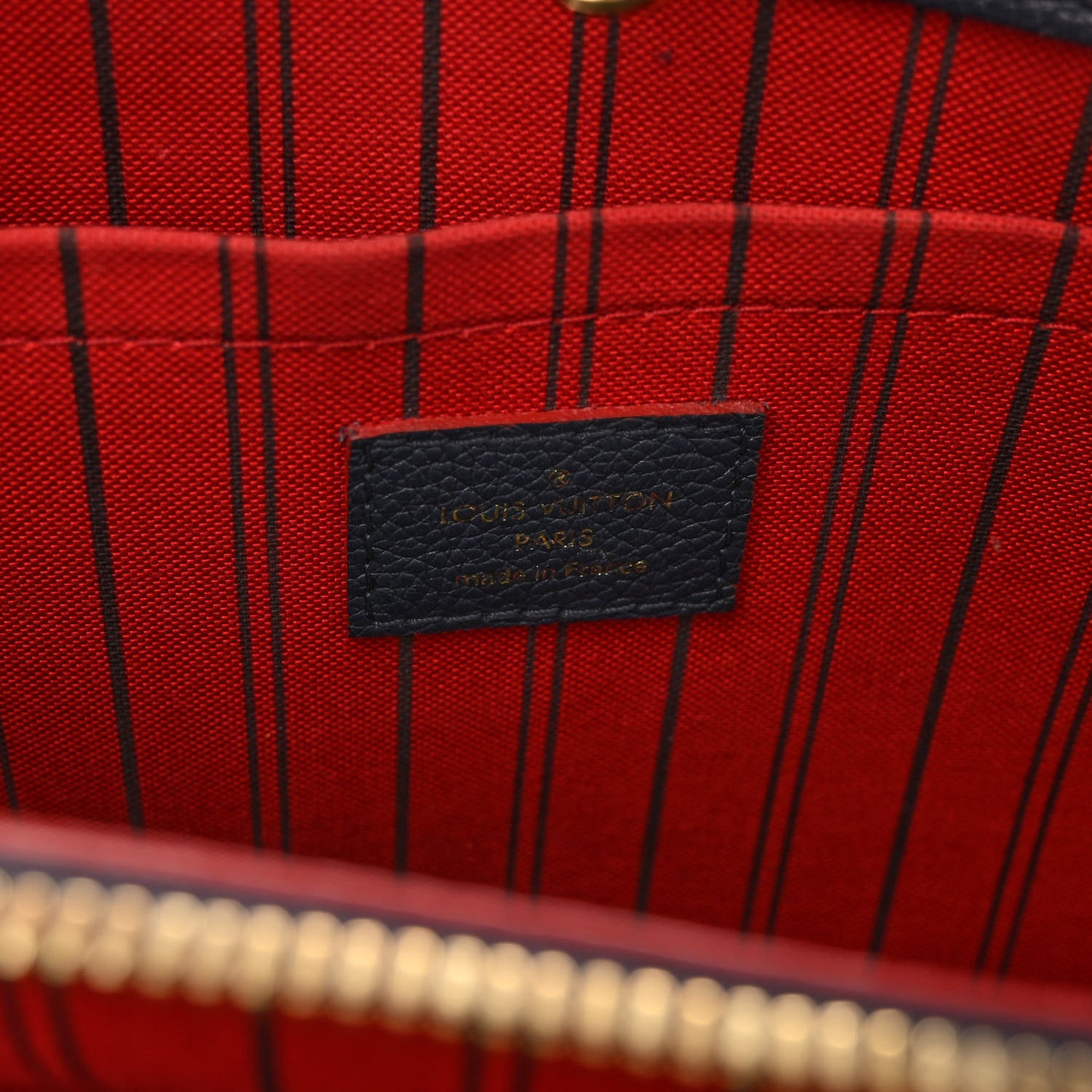 Empreinte Montaigne MM Marine Rouge