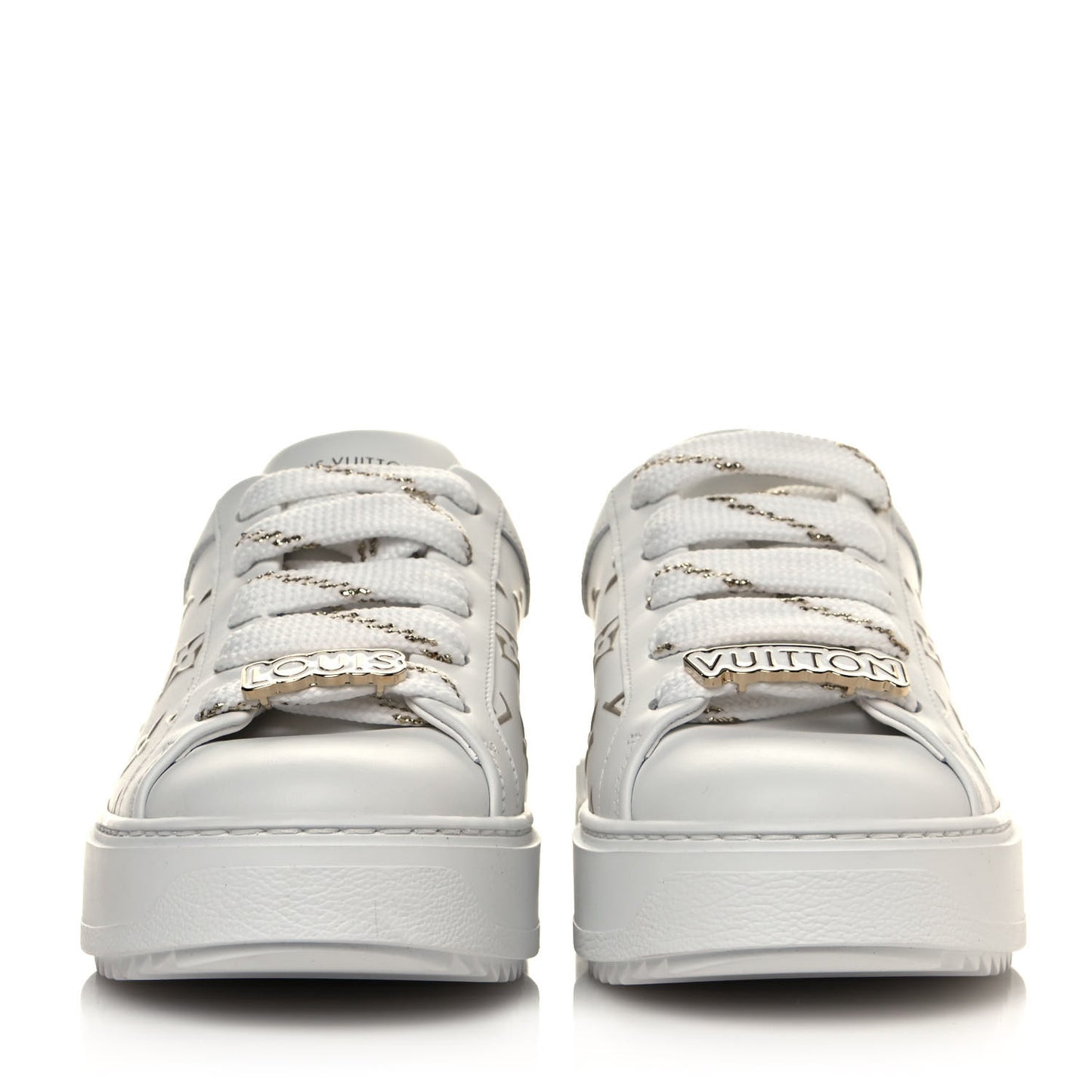 Monogram Time Out Sneakers 38 Gold