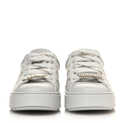 Louis Vuitton Monogram Time Out Sneakers 38 Gold 2 of 10