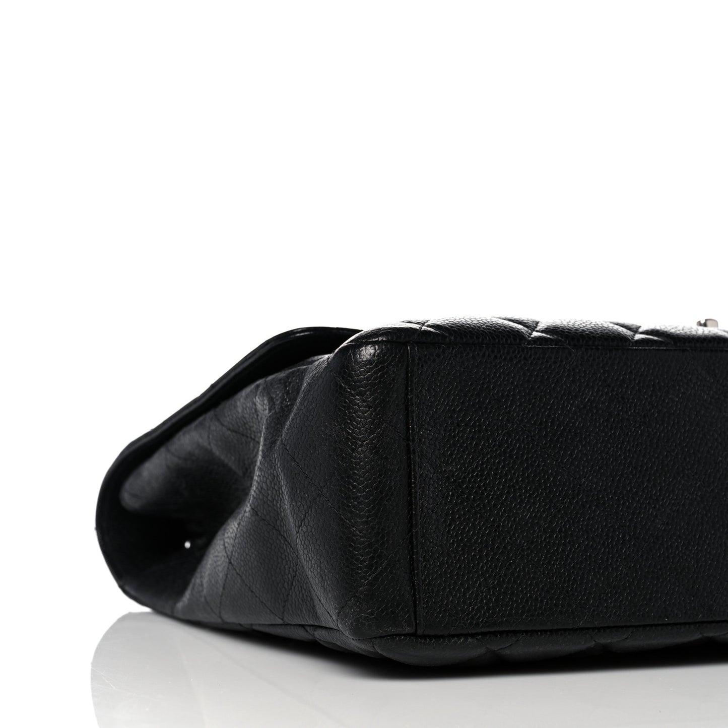 Caviar Quilted Maxi Single Flap Black