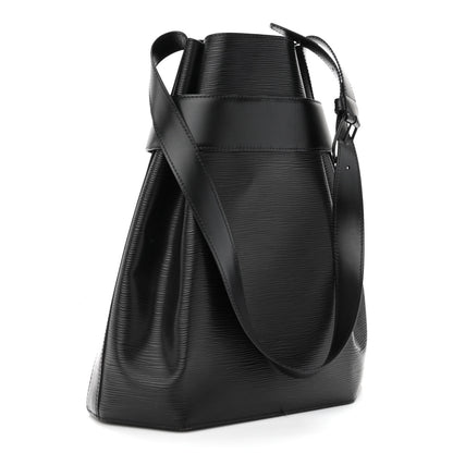 Louis Vuitton Epi Sac D'Epaule GM Black 4 of 10