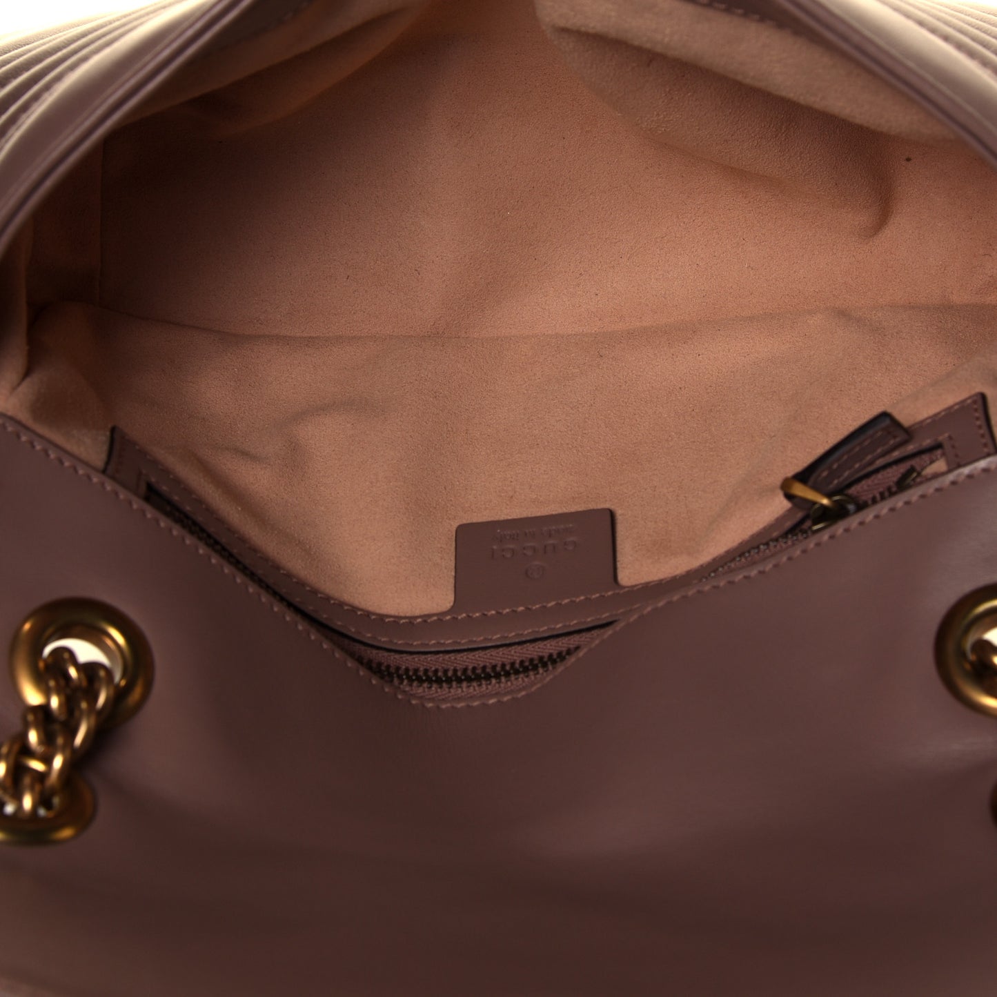 Calfskin Matelasse Small GG Marmont Shoulder Bag Porcelain Rose