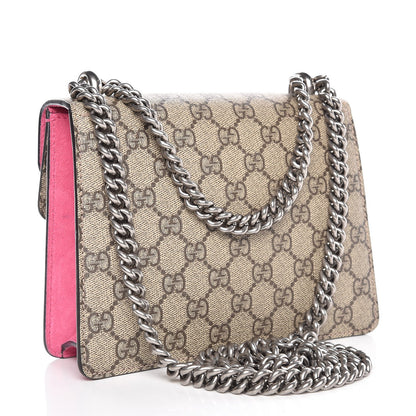 Gucci GG Supreme Monogram Mini Dionysus Shoulder Bag Pink 4 of 19