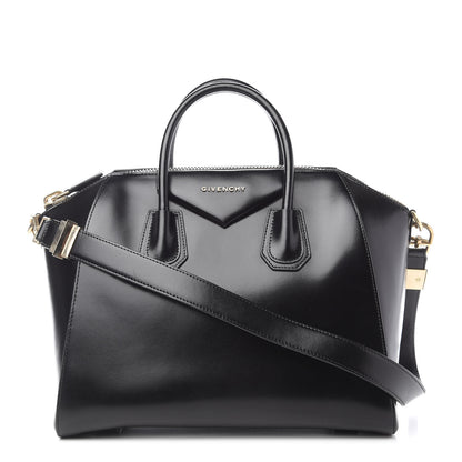 Givenchy Shiny Lord Calfskin Medium Antigona Black 1 of 9