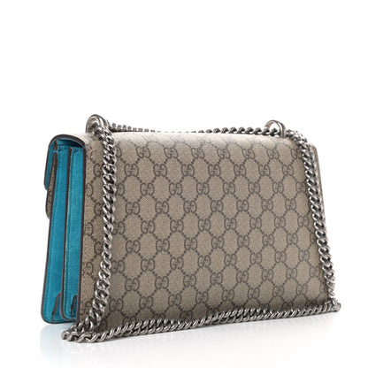 Gucci GG Supreme Monogram Small Dionysus Shoulder Bag Bright Turquoise 2 of 5