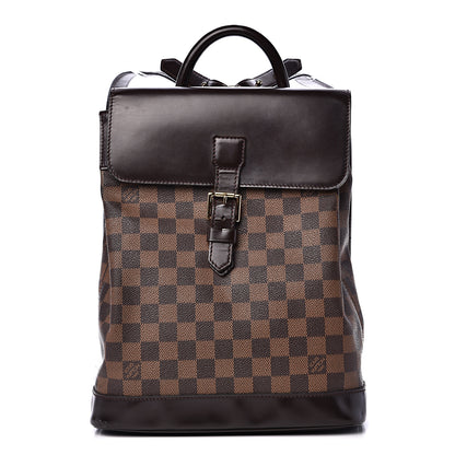 Louis Vuitton Damier Ebene Soho Backpack 1 of 13