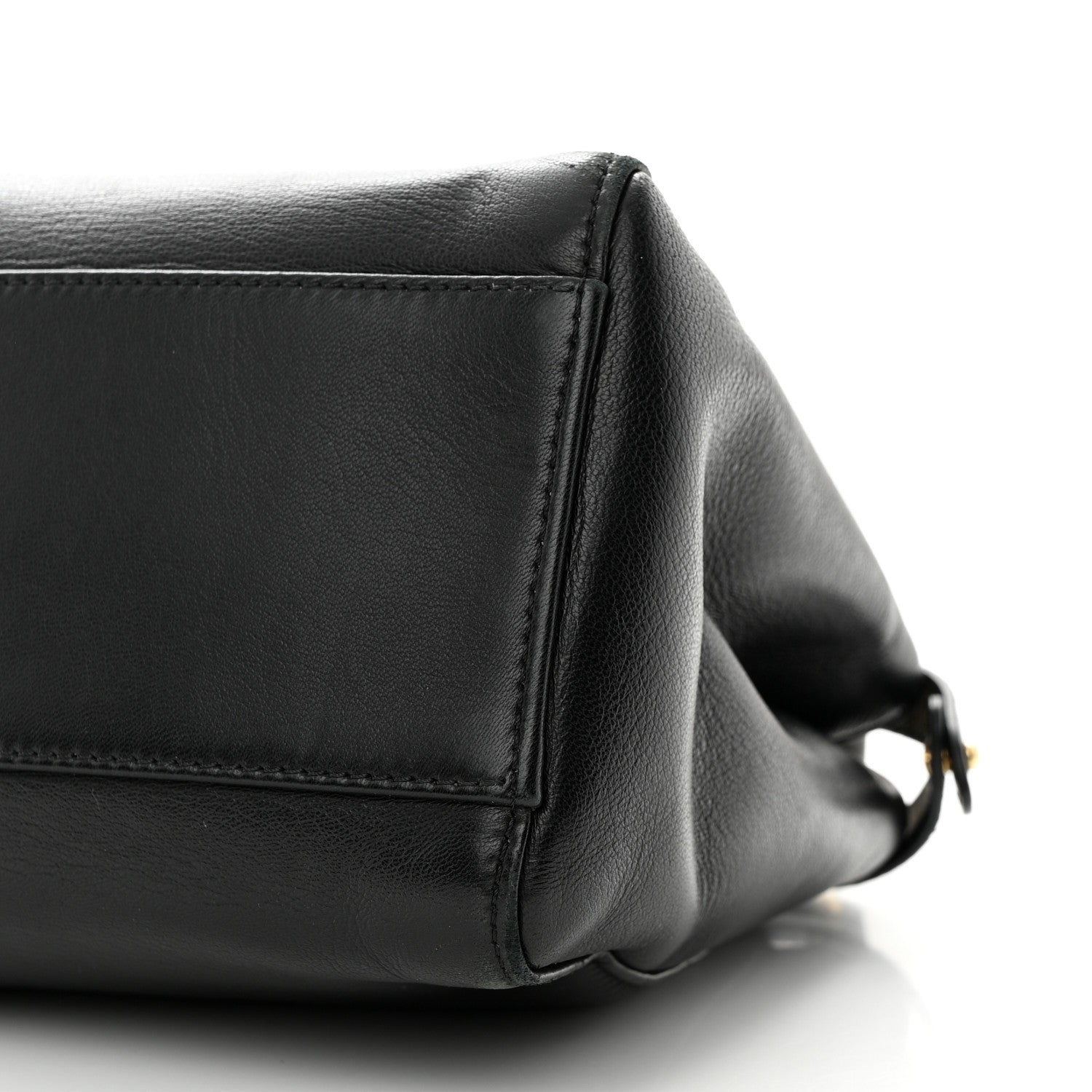 Fendi Nappa Mini Peekaboo Iconic Satchel Black 11 of 14