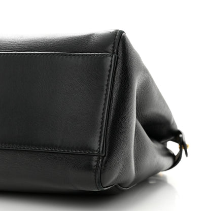 Fendi Nappa Mini Peekaboo Iconic Satchel Black 11 of 14