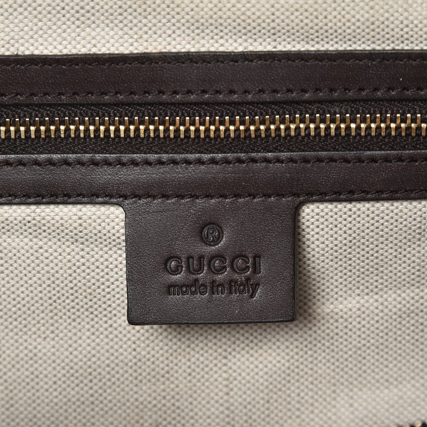 Monogram Vintage Web Medium Boston Dark Brown