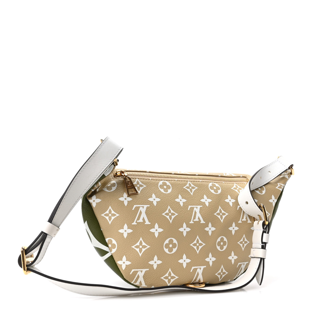 Monogram Giant Bumbag Kaki Beige