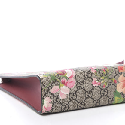 Gucci GG Supreme Monogram Blooms Large Cosmetic Case Beige Multicolor Dry Rose 8 of 9