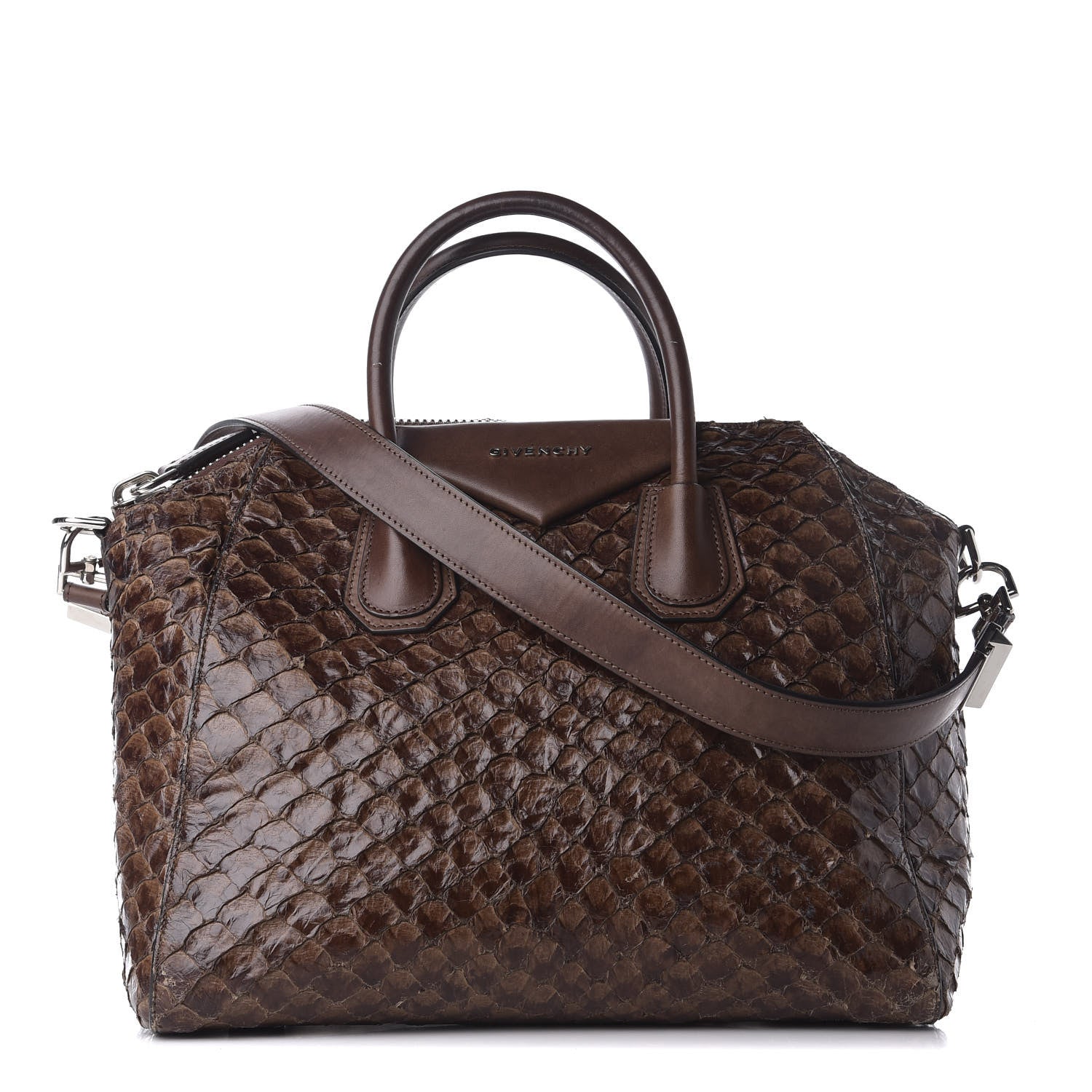 Givenchy Calfskin Pirarucu Medium Antigona Brown 1 of 11