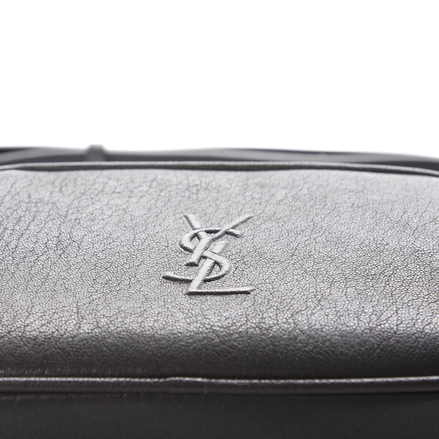 Saint Laurent Lambskin Monogram Lou Belt Bag Asphalt 9 of 9