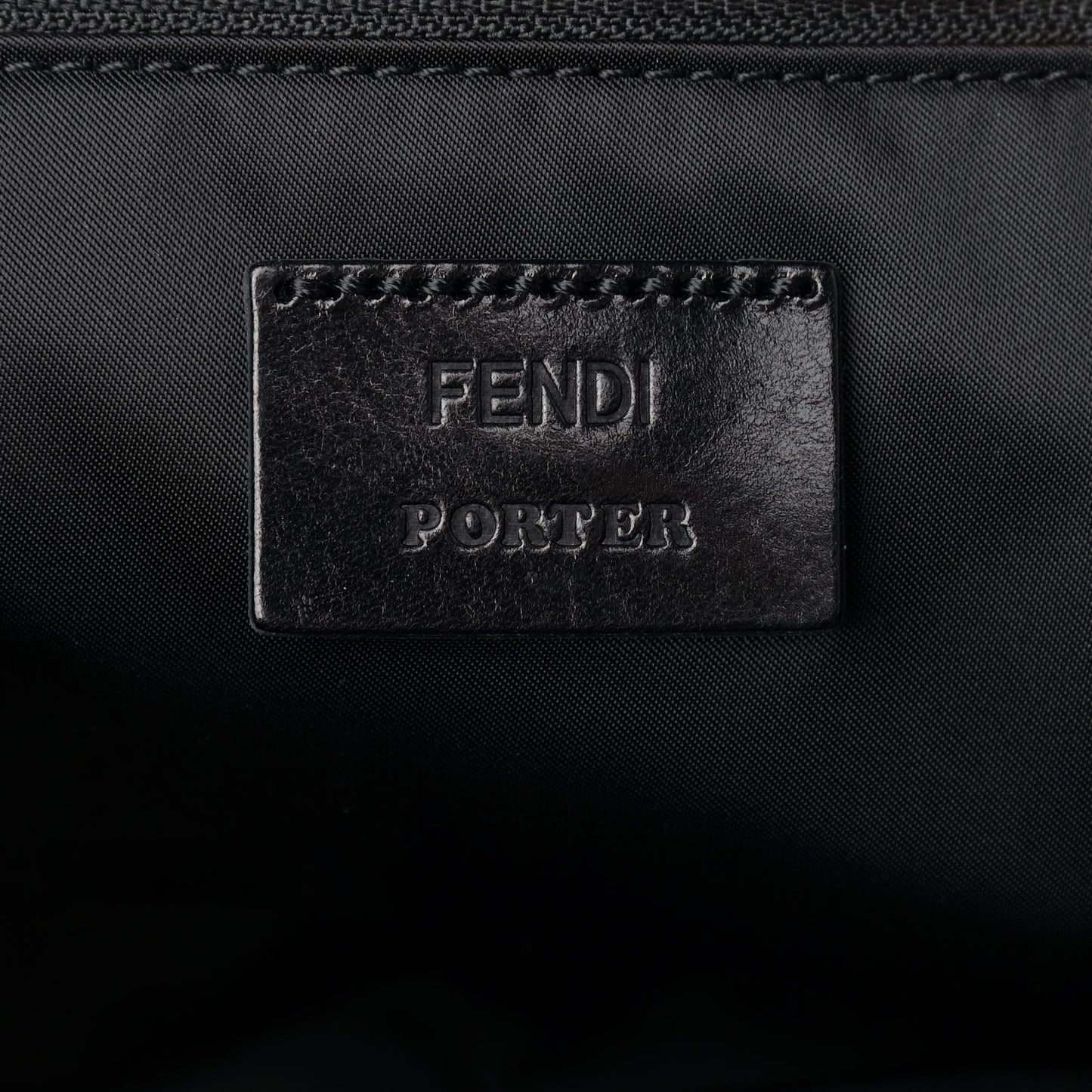 X PORTER Nylon XL Belt Baguette Bag Black