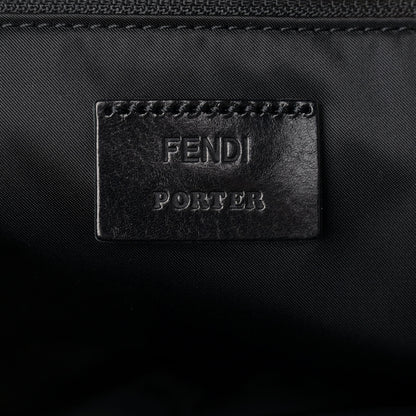 Fendi X PORTER Nylon XL Belt Baguette Bag Black 5 of 12