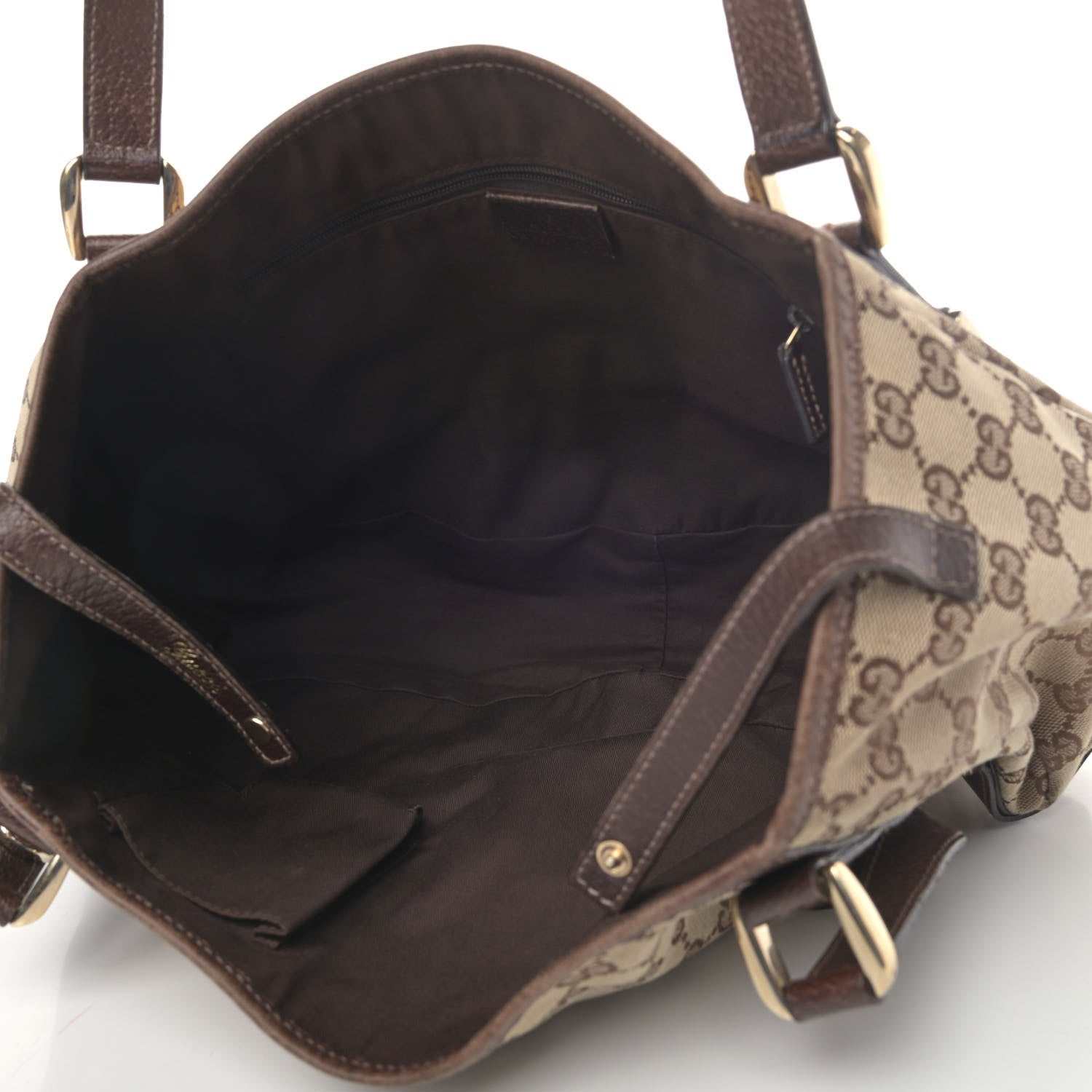 Gucci Monogram Medium Abbey Shoulder Bag Dark Brown 4 of 6