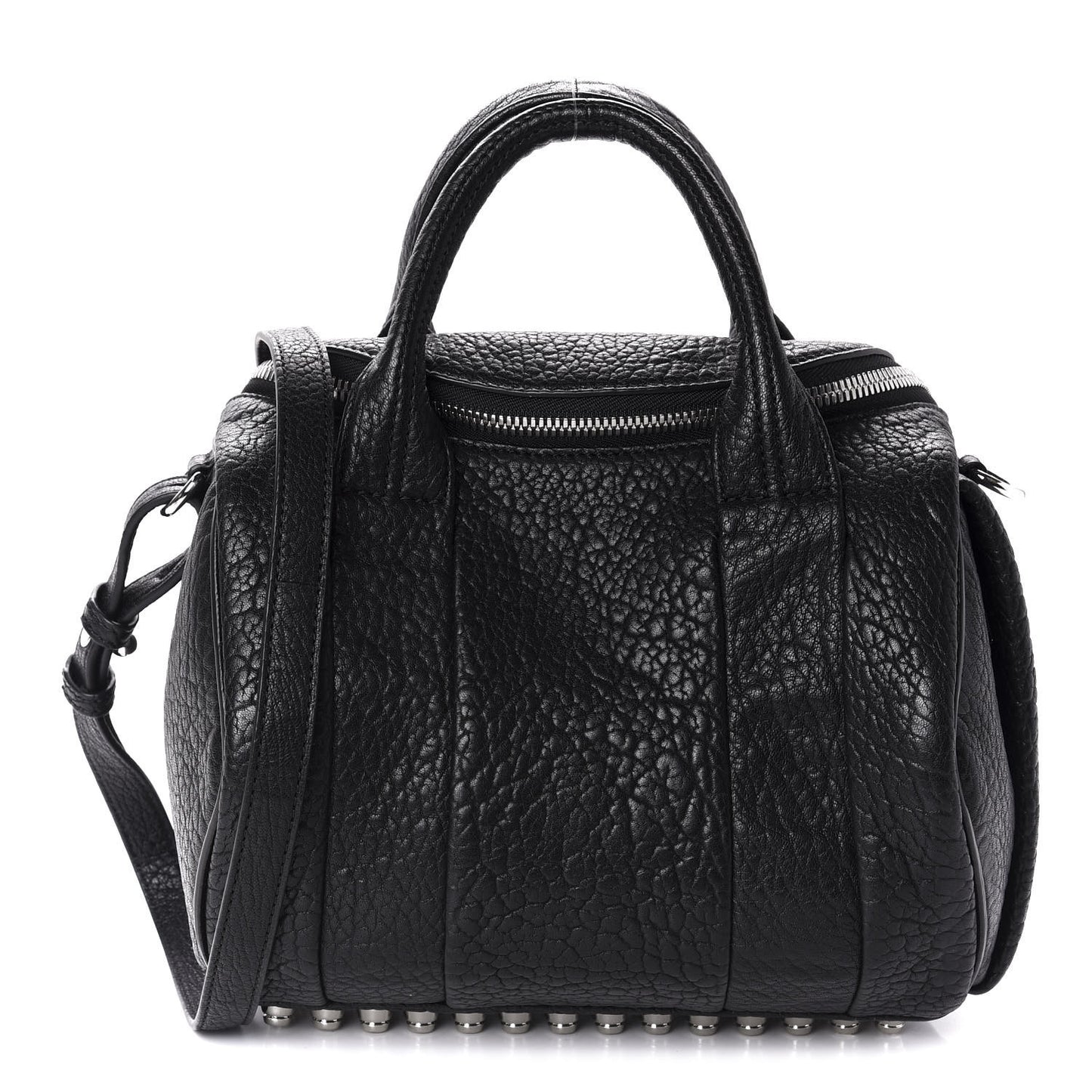 Pebbled Lambskin Rockie Black Rhodium Hardware