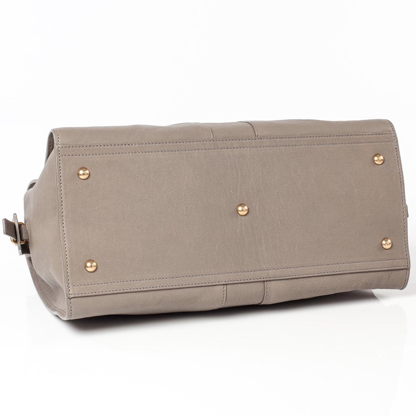 Leather Medium Cabas ChYc Taupe