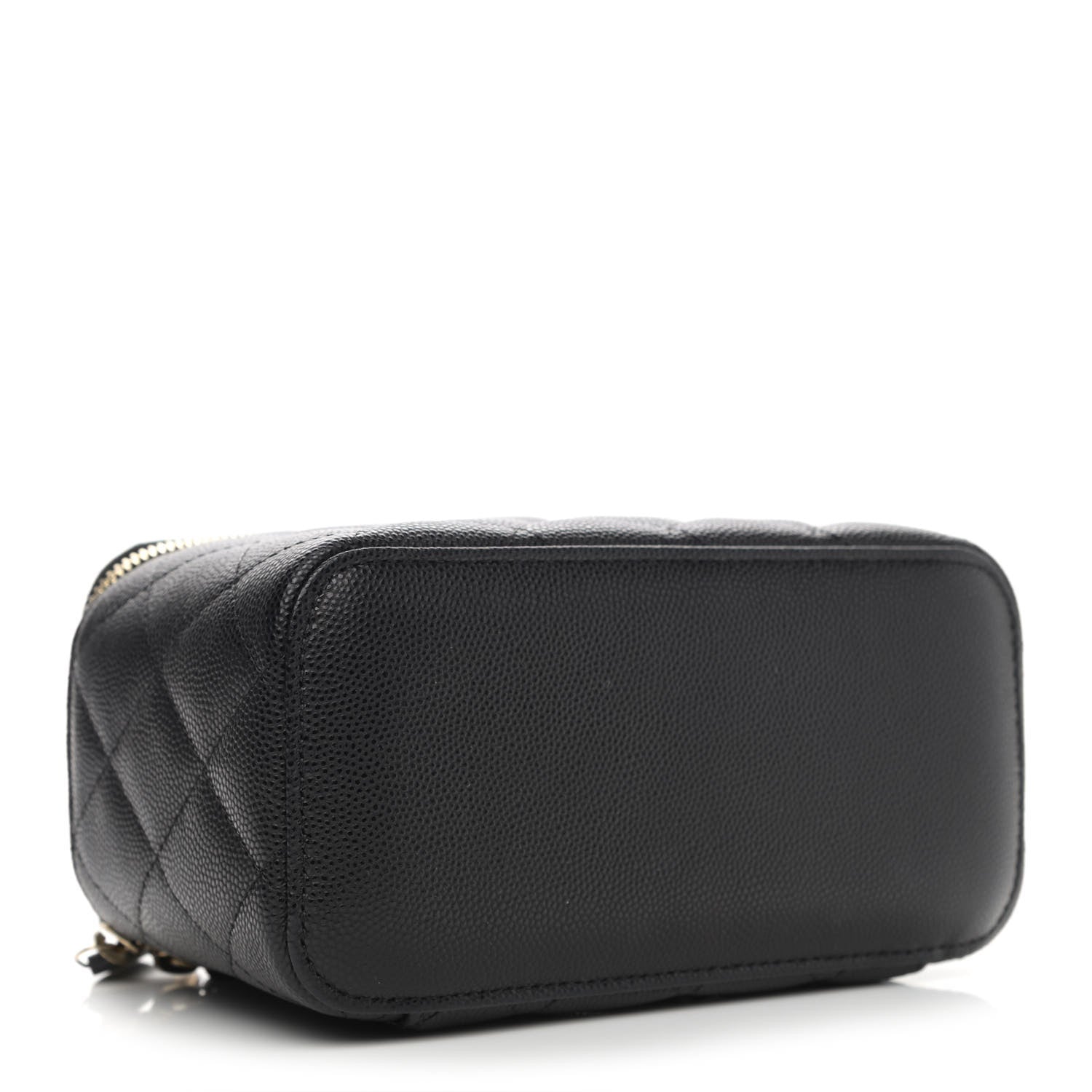 Chanel Caviar Quilted Small Vanity Case With Chain Black 4 of 11
