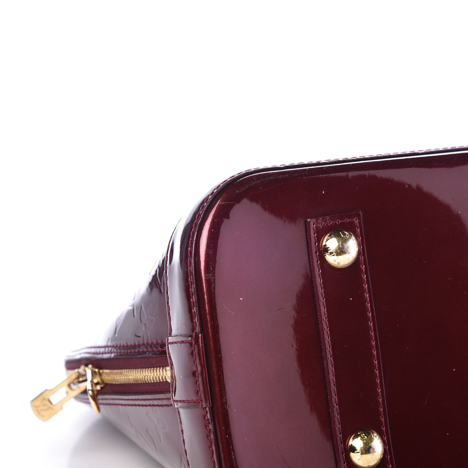 Louis Vuitton Vernis Alma PM Rouge Fauviste 12 of 12