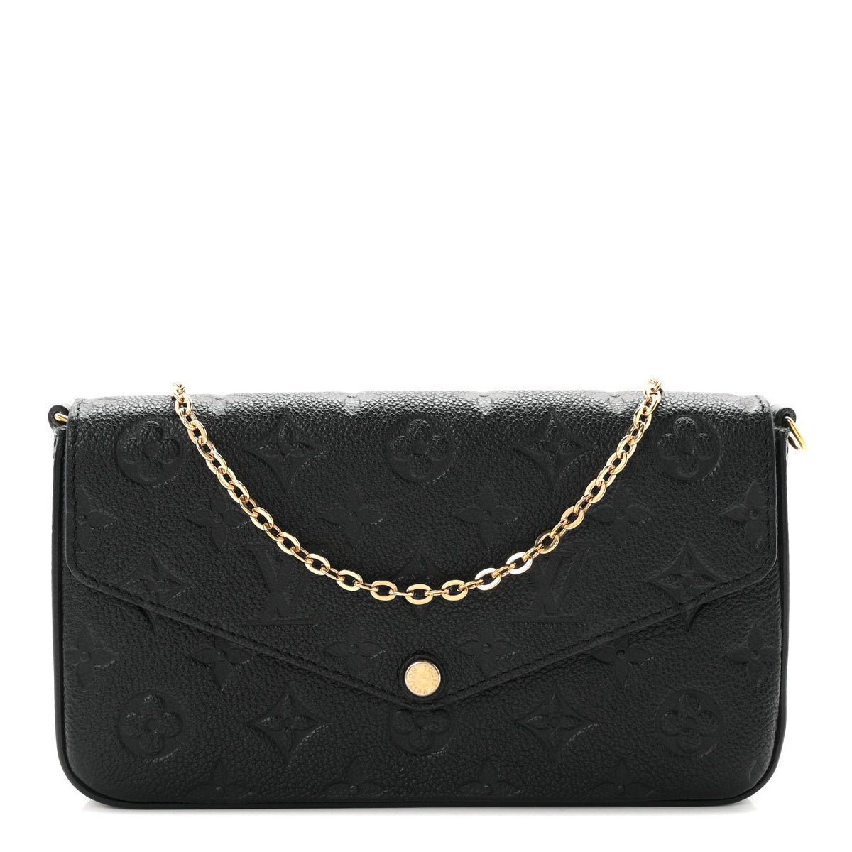 Empreinte Pochette Felicie Chain Wallet Black