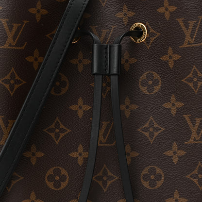 Louis Vuitton Monogram Neonoe MM Black 7 of 9