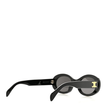 Celine Acetate Triomphe 01 Sunglasses CL 40194U Black 4 of 6