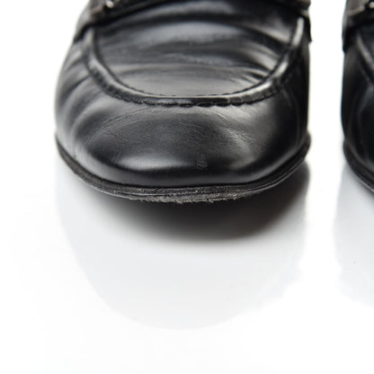 Chanel Calfskin Pearl CC Mocassin Loafers 40.5 Black 16 of 17
