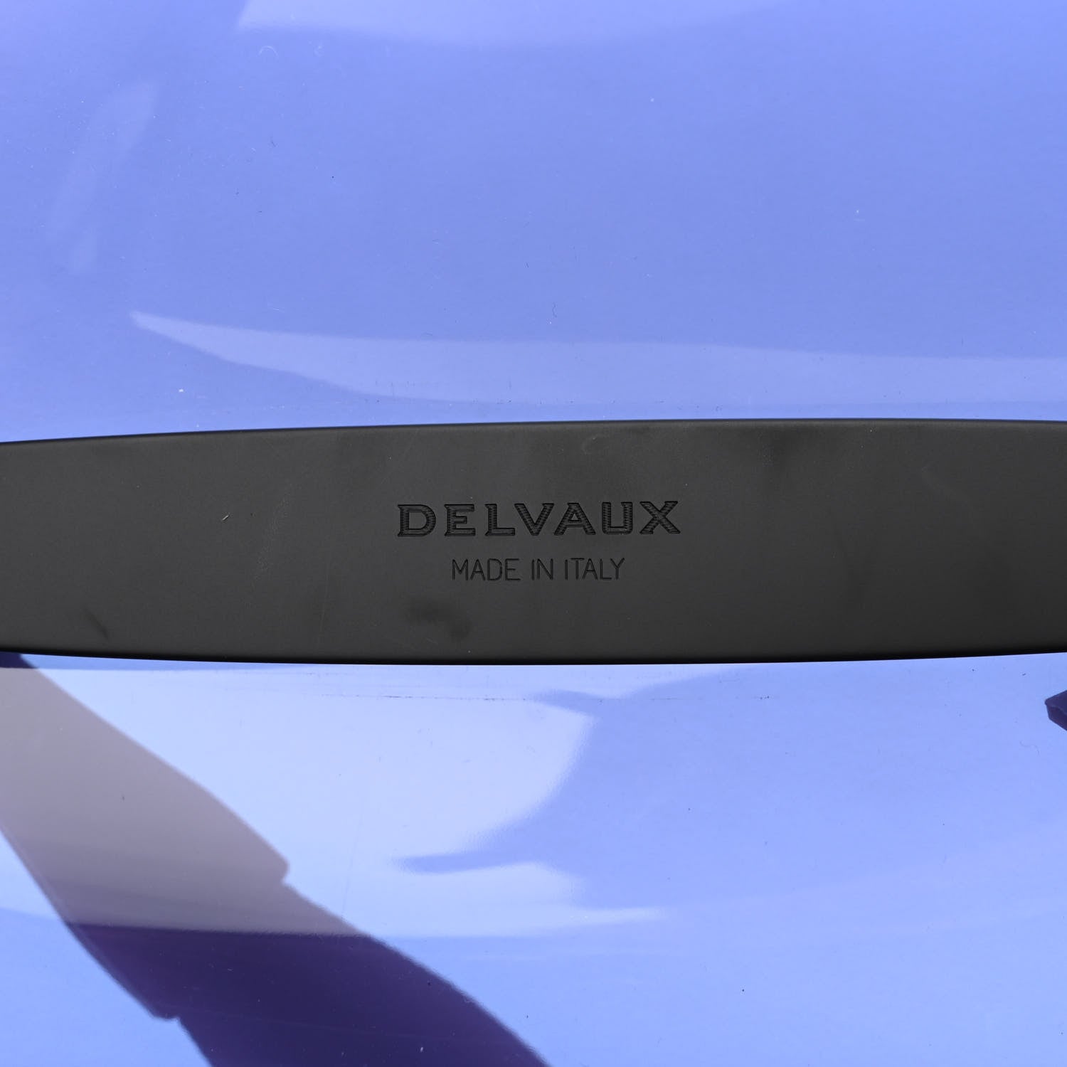 Delvaux PVC Tempete Dark Night Satchel Blue De Prusse 6 of 9