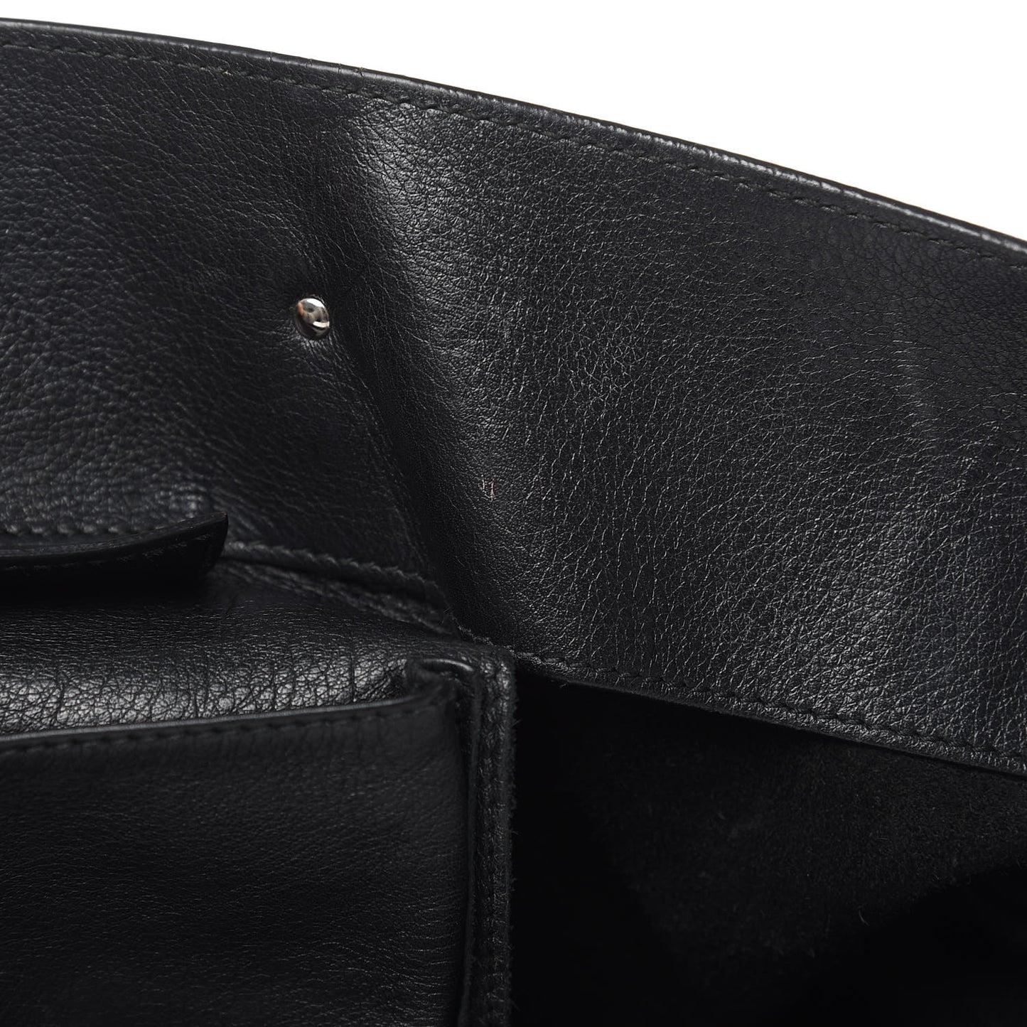 Supple Calfskin Papier A4 Zip Around Tote Black