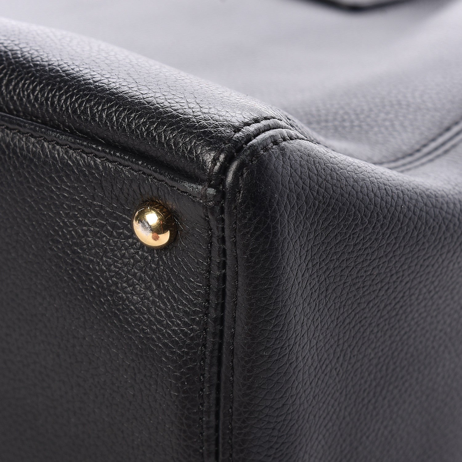Chanel Calfskin Cerf Executive Shopper Tote Black 13 of 15