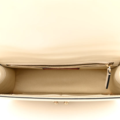 Valentino Garavani Vitello Medium Glam Lock Rockstud Flap Light Ivory 5 of 12