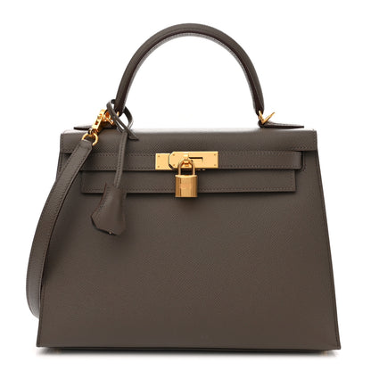 Hermes Epsom Kelly Sellier 28 Etain 1 of 12