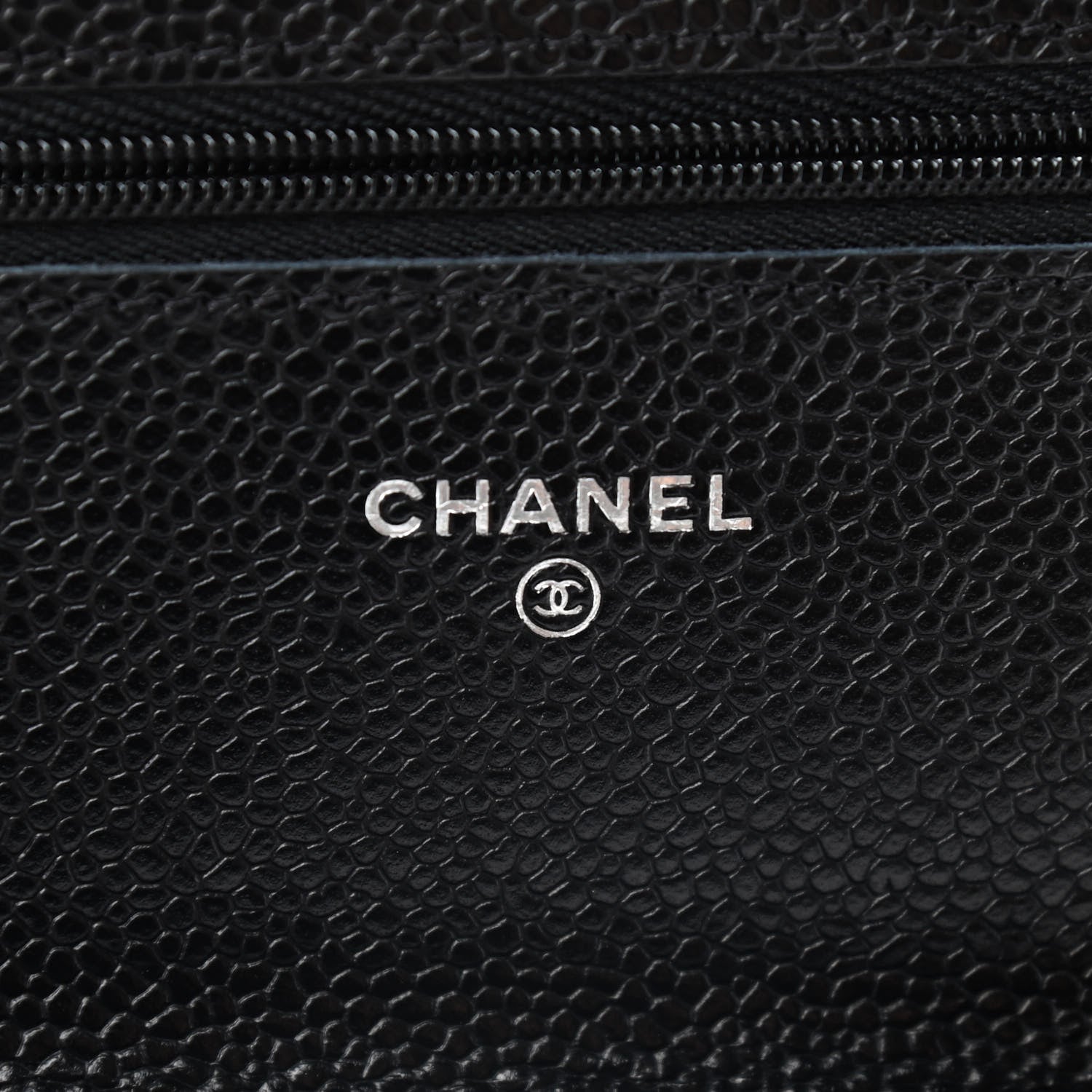 Chanel Caviar Quilted Wallet On Chain WOC Black 6 of 10