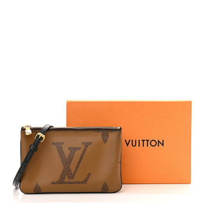 Louis Vuitton Reverse Monogram Giant Double Zip Pochette 12 of 12
