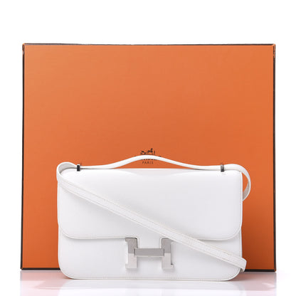 Hermes Epsom Constance Elan 25 White 11 of 11