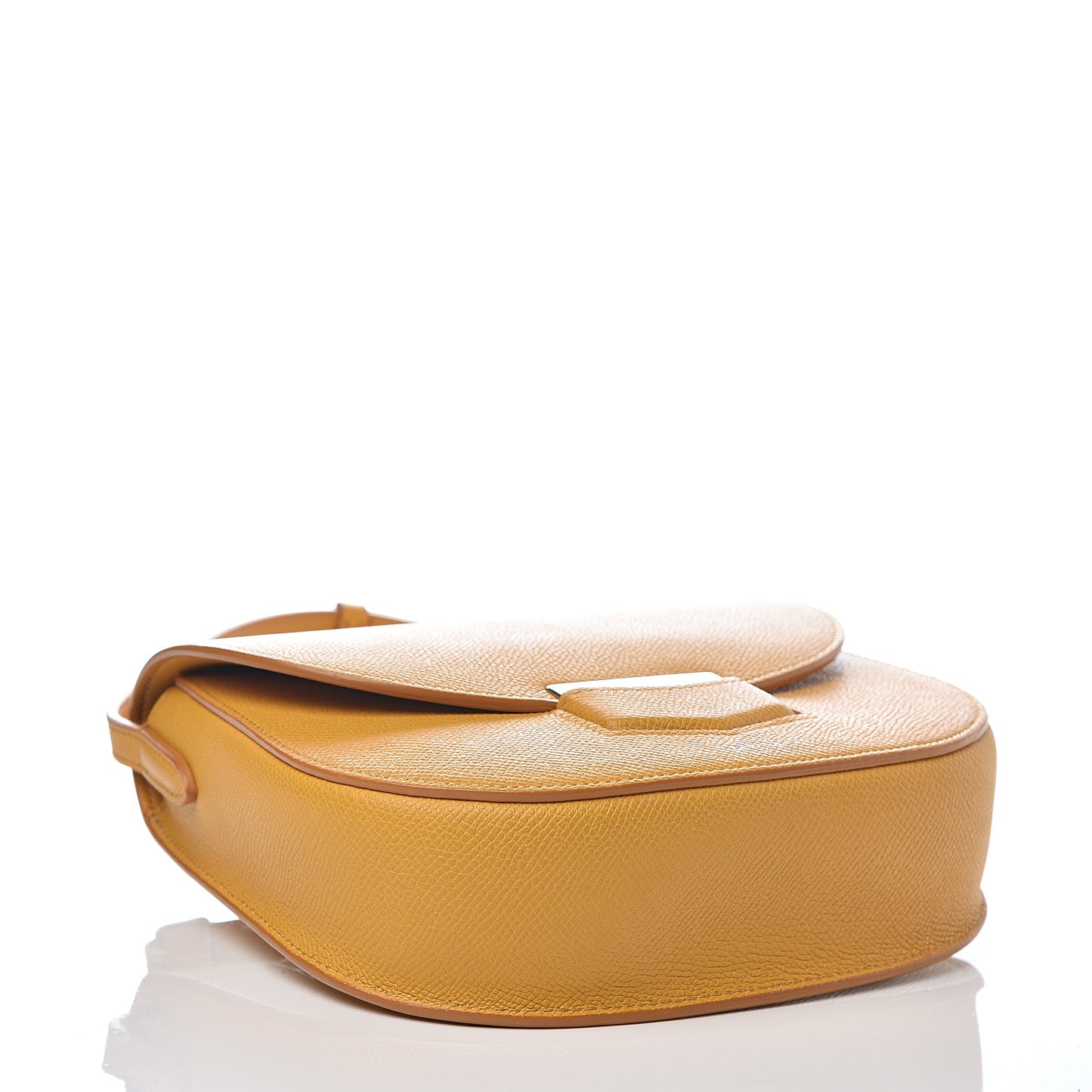 Baby Grained Calfskin Small Trotteur Saffron