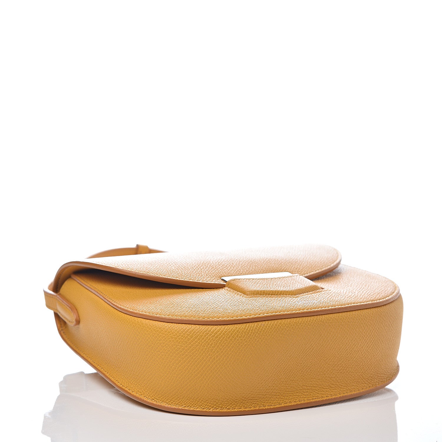 Celine Baby Grained Calfskin Small Trotteur Saffron 3 of 10