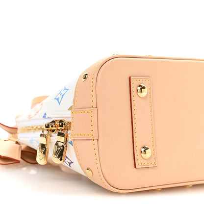 Louis Vuitton LV x TM Monogram Multicolor Alma BB White 7 of 9