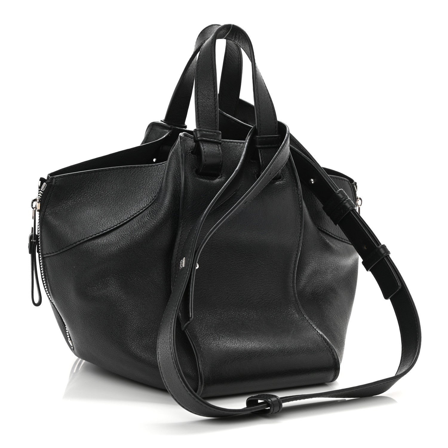 Loewe Calfskin Small Hammock Shoulder Bag Black 3 of 15