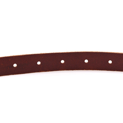 Gucci Faded Calfskin Double G 20mm Belt 80 32 Cuir 4 of 6