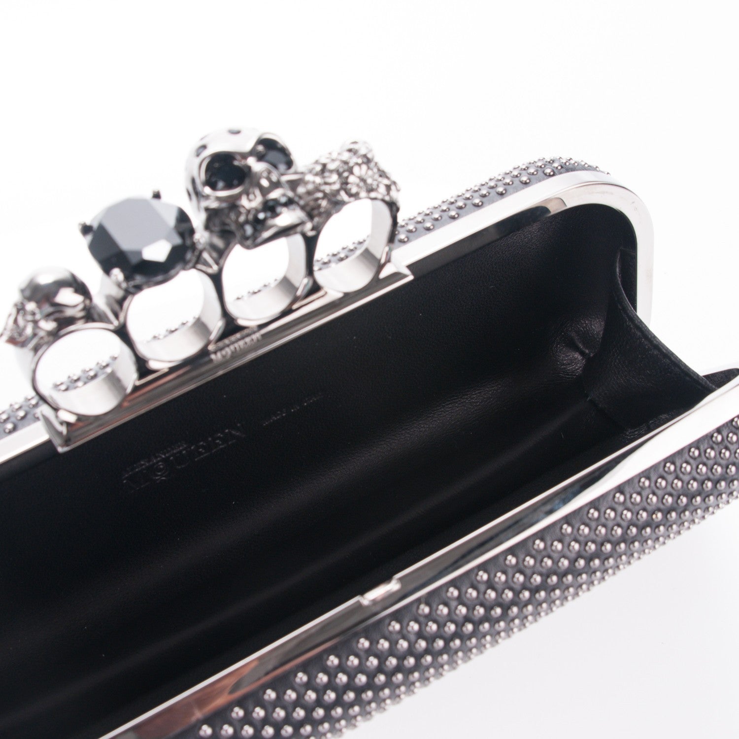 Alexander McQueen Studded Knucklebox Clutch Black 5 of 8