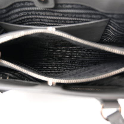 Prada Saffiano Medium Galleria Double Zip Tote Marmo 6 of 17