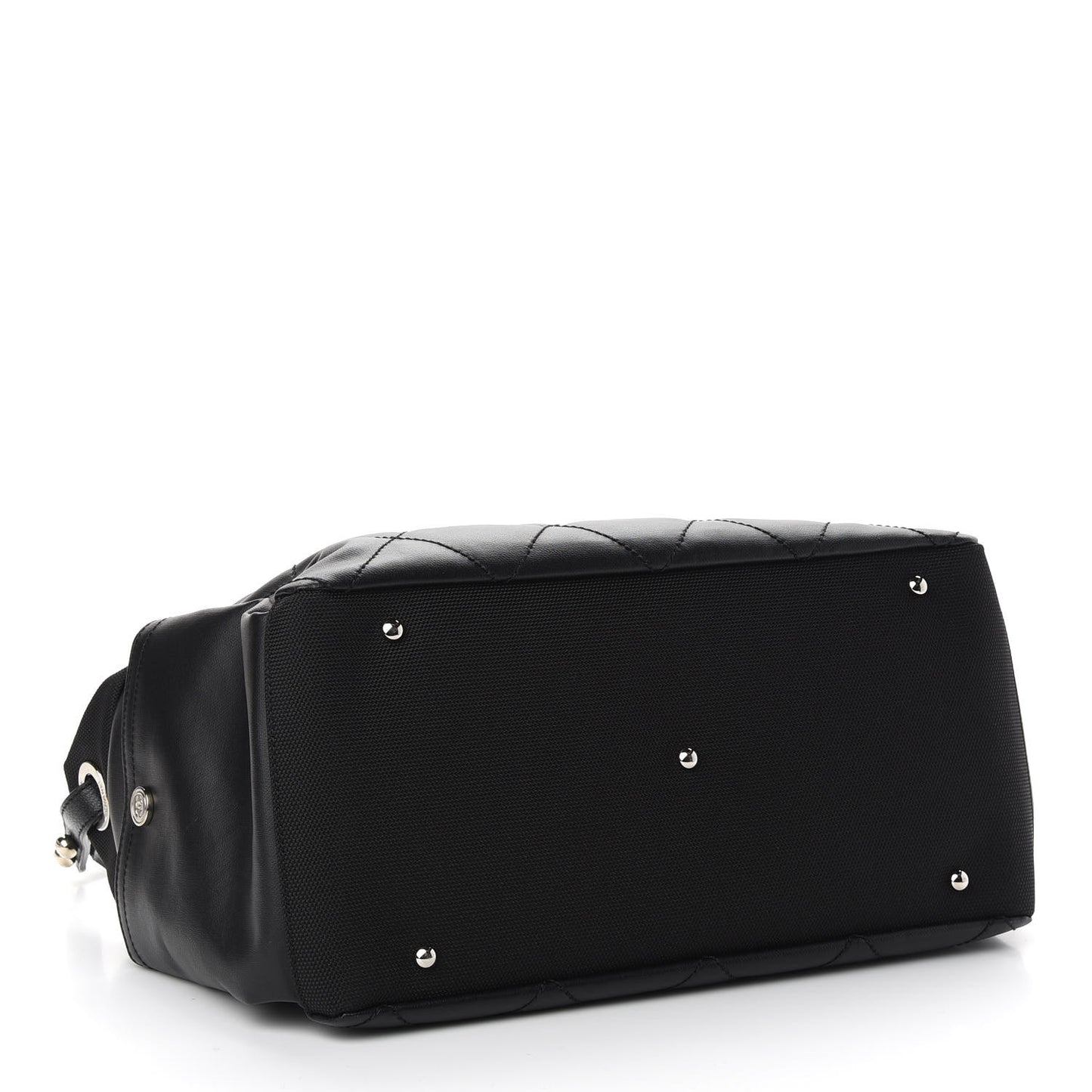 Coated Canvas Paris Biarritz Hobo Black