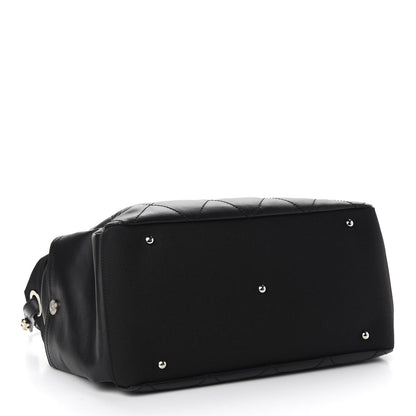 Chanel Coated Canvas Paris Biarritz Hobo Black 4 of 10