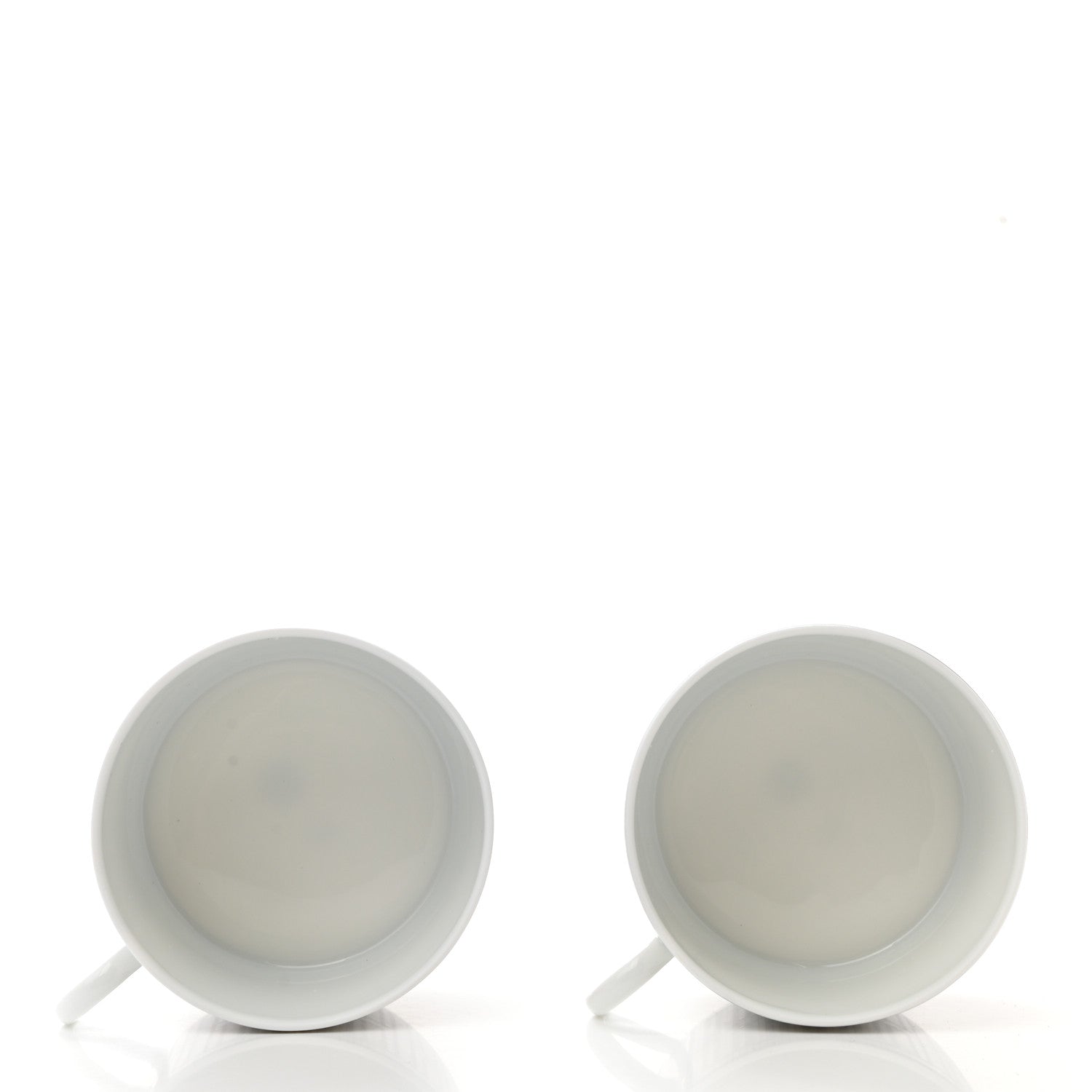 Hermes Porcelain Mosaique Au 24 Breakfast Cup And Saucer Set Of 2 Platine 3 of 10